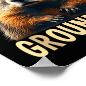 Respect The Groundhog Woodchuck Photo For Ground-h Poster (Hoek)