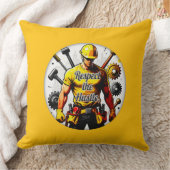 Respect the Hustle Construction Worker Design – La Kussen (Deken)