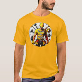 Respect the Hustle Construction Worker Design – La T-shirt (Voorkant)