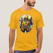 Respect the Hustle Worker Illustration – Industria T-shirt (Voorkant)