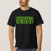 RESPECT the LORE Square T-shirt (Voorkant)