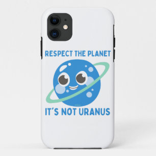 RESPECT THE PLANET, HET IS NIET URANUS grappig Case-Mate iPhone Case