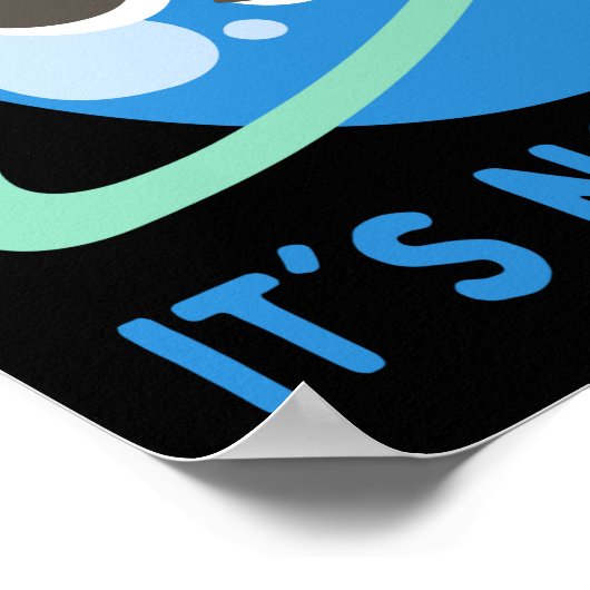 RESPECT THE PLANET, HET IS NIET URANUS grappig Poster (Hoek)