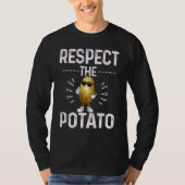 Respect The Potato Best Root Vegetable Potato Vega T-shirt (Voorkant)
