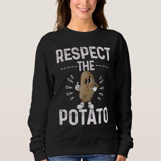 Respect The Potato Best Root Vegetable Potatoes    Trui (Voorkant)