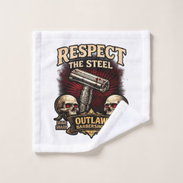Respect the Steel DE Washcloth Washandje