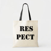 RESPECT TOTE BAG (Voorkant)