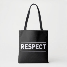 respect tote bag