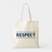respect tote bag (Achterkant)