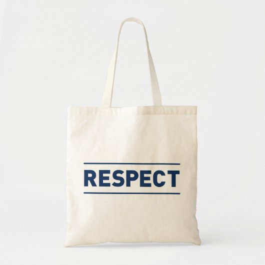 respect tote bag (Voorkant)