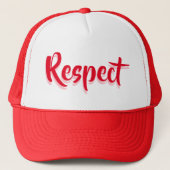 Respect Trucker Hoed Pet (Voorkant)