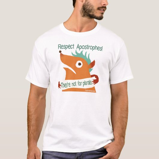 Respect voor apostrofie — shirt (Voorkant)