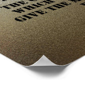 Respect voor chroomplating. poster (Hoek)