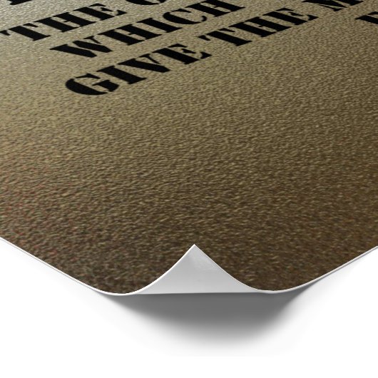 Respect voor chroomplating. poster (Hoek)