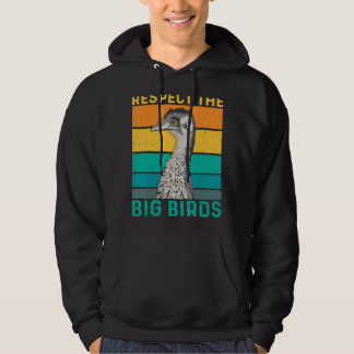 respect voor de grote vogelgriep voor een emu - vo hoodie