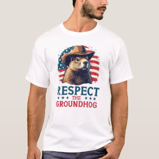 Respect voor de Groundhog - Cowboy Vibes T-shirt