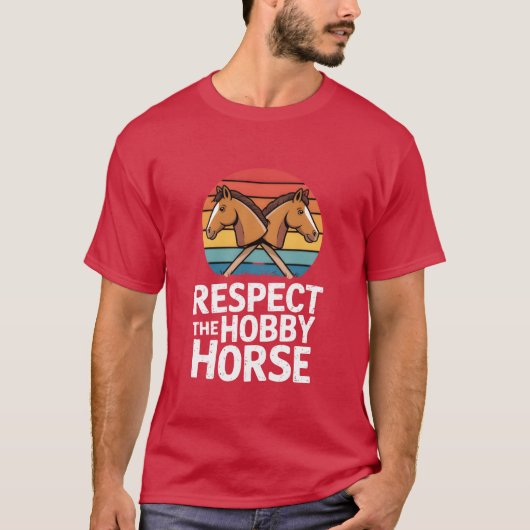 Respect voor de Hobby Horse familie T-shirt (Voorkant)