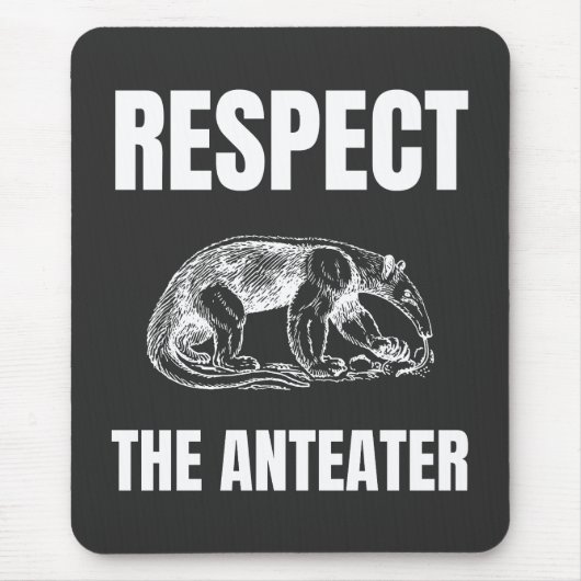 Respect voor de miereneter muismat (Voorkant)