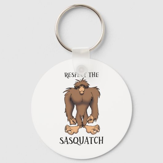 RESPECT VOOR DE SASQUATCH SLEUTELHANGER (Voorkant)