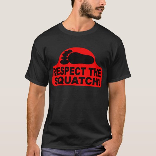 RESPECT VOOR DE SQUATCH! Kijk als een PRO in Bobo T-shirt (Voorkant)