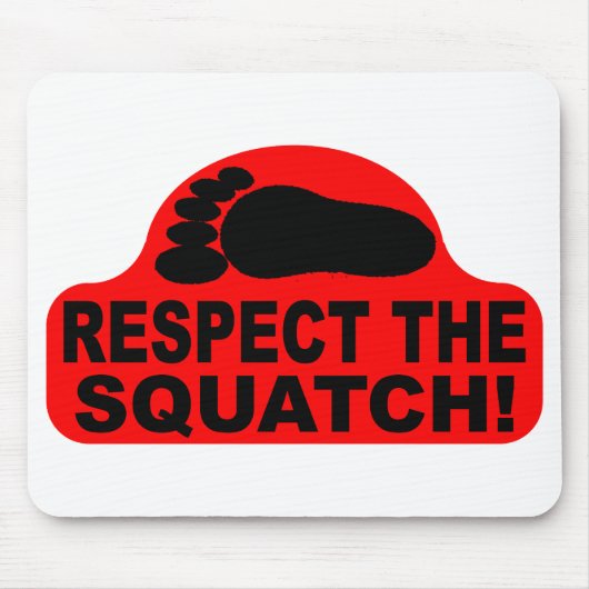 RESPECT VOOR DE SQUATCH! Kijk als een PRO met Bob Muismat (Voorkant)