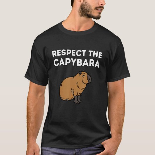 Respect voor het Capybara Capybara T-shirt (Voorkant)
