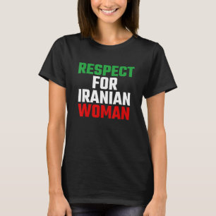 Respect voor Iraanse vrouw T-shirt