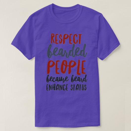 Respect voor mensen met een laag inkomen, omdat Be T-shirt (Design voorkant)