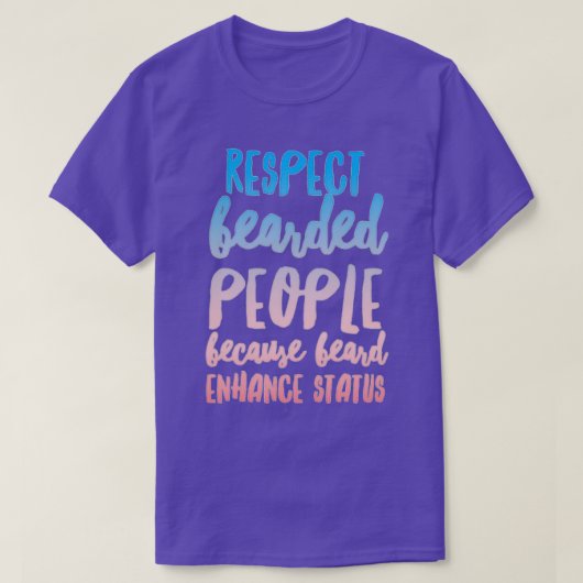 Respect voor mensen met een laag inkomen, omdat Be T-shirt (Design voorkant)