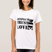 respect voor mij t-shirt (Voorkant)
