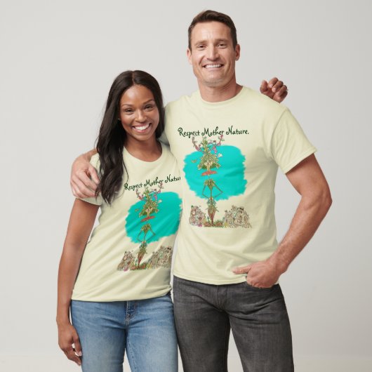 Respect voor moeder Natuur. T-shirt (Unisex)