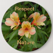 Respect voor Natuur: Dag Lily Button (Voorkant)