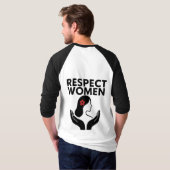 Respect vrouw t-shirt (Achterkant volledig)