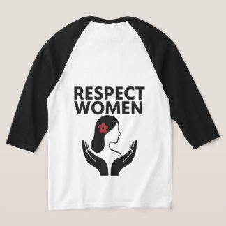 Respect vrouw t-shirt