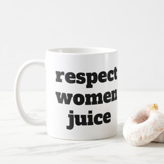 Respect Women Juice Koffiemok (Met donut)
