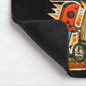 Respect Your Elders Funny Gamer Controller 80s Ret Muismat (Hoek)