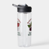 Respect Your Elders – Funny Wine Grape bottle Waterfles (Rechts)