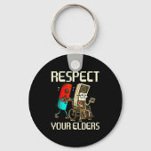 Respect Your Elders Gaming Clic  Sleutelhanger (Voorkant)