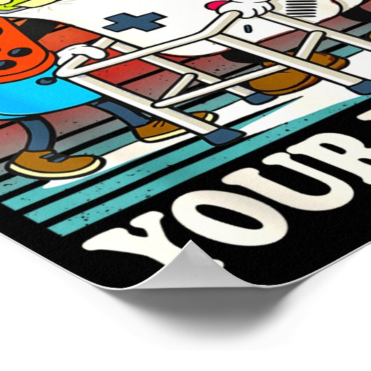 Respect Your Elders Gaming Control 80s Retro Funny Poster (Hoek)