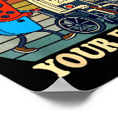 Respect Your Elders Gaming Control 80s Retro Funny Poster (Hoek)