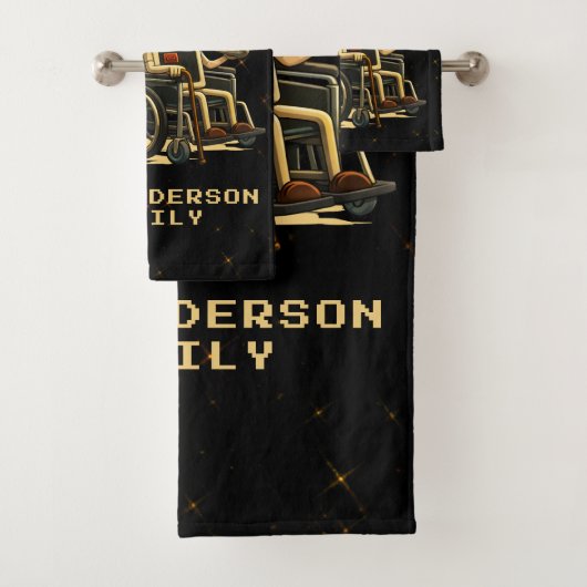 Respect Your Elders Gaming Control Retro Funny Bad Handdoek (Insitu)