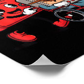 Respect Your Elders Gaming Control Retro Funny Gam Poster (Hoek)