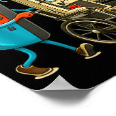 Respect Your Elders Gaming Control Retro Funny Gam Poster (Hoek)