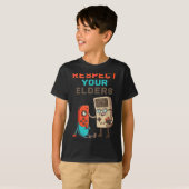 Respect Your Elders Gaming Control Retro Funny Gam T-shirt (Voorkant volledig)