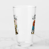 Respect Your Elders Gaming Control Retro Funny Glas (Links)