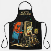 Respect Your Elders Gaming Control Retro Funny Schort (Voorkant)