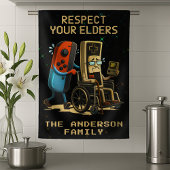 Respect Your Elders Gaming Control Retro Funny Theedoek