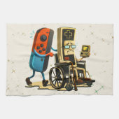 Respect Your Elders Gaming Control Retro Funny Theedoek (Horizontaal)