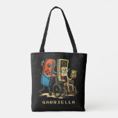 Respect Your Elders Gaming Control Retro Funny Tote Bag (Achterkant)
