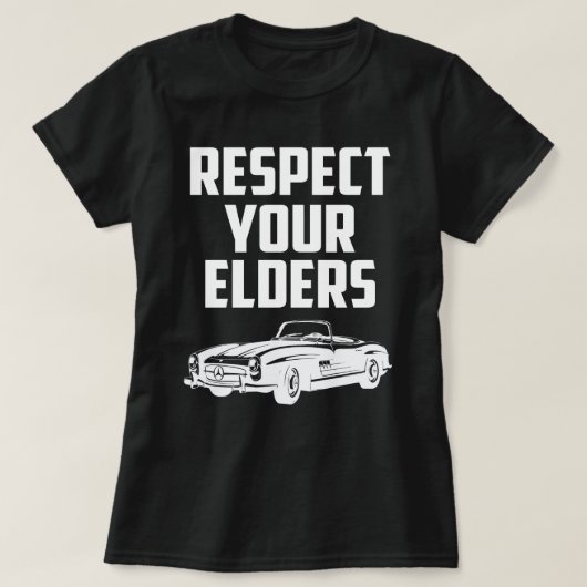 Respect Your Elders MERCEDES BENZ SL T-shirt (Design voorkant)